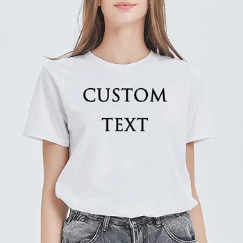 Nauji Marškinėliai Moteriška Harajuku Pritaikyti Spausdinimo T-shirt 