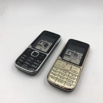 Naujojo Telefono Visas Korpusas Padengti Atveju Su hebrajų Antspaudu, arba rusų arba anglų kalba, Arba arabų Klaviatūra Nokia C2-01 C201