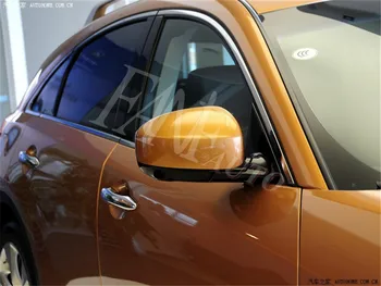 Nekilnojamojo Anglies Pluošto Galinio vaizdo Šoniniai Veidrodėliai Padengti Infiniti FX37 FX35 2009-m.