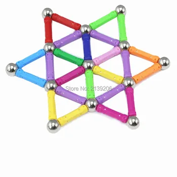 Nemokamas pristatymas 100VNT chilldren švietimo veiklos 27MM ilgis spalvinga galingas neodimio magnetas prilimpa žaislas plytos