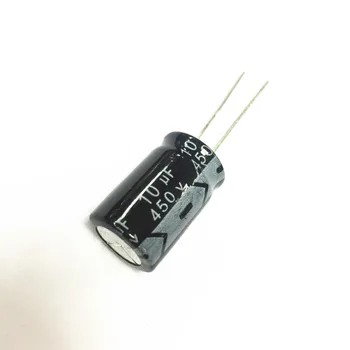 Nemokamas pristatymas 100vnt 450V elektrolitinis 10UF capacitor10UF 450V 13*20mm