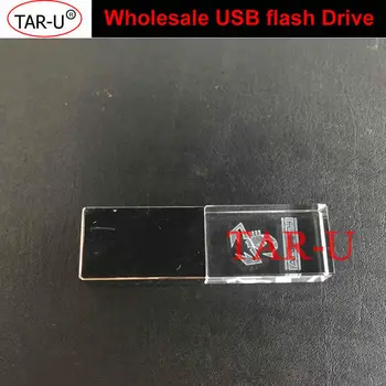 Nemokamas pristatymas: Creative Kristalų 64GB USB flash drive, high speed talpa 32GB, USB drive 3D išgraviruotas logo