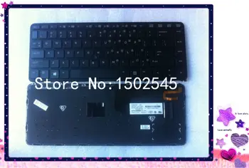 Nemokamas pristatymas nešiojamojo kompiuterio klaviatūra HP Elitebook 840 G1 845 G1 850 G1 855 G1 G2 MUS klaviatūrą, juodos spalvos rėmas su apšvietimu 736654-001