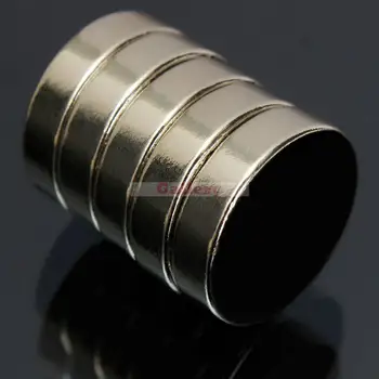 Neodimio Magnetai Iman Neodimio 15 Vnt N50 20mm X 5mm Stiprus Apvalus Cilindras Retųjų Žemių N52 Neodimio Magnetai 10 X 20
