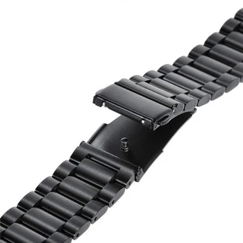 Nerūdijančio plieno Watchband +Įrankis, skirtas Suunto 9/taikymo sritis 3 Vertikalią/Spartan Sporto HR metalo Watch Band Riešo Dirželis Apyrankę 24mm juoda