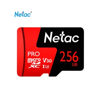 Netac P500 Pro 256 GB 128GB 64GB Micro SD SDXC Kortelė TF Kortelę U3 V30 Iki 100MB/s 32GB 16GB Micro SDHC Kortelės U1 Kompiuterio Vaizdo plokštė