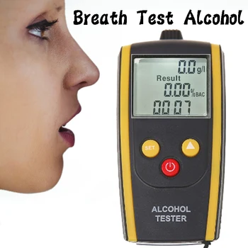 Nešiojamas LCD Skaitmeninis Alkoholio Testeris Greitai Reaguoti Breathalyzer Kvėpavimas Analizatorius Alcotester Jutiklis su foniniu Apšvietimu Ekranas dfdf