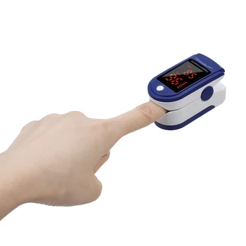 Nešiojamų Piršto Pulse Oximeter kraujo deguonies Širdies ritmo Soties Metrų OLED Oximetro de dedo Saturometro Stebėti