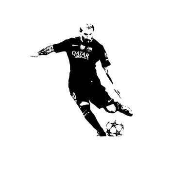 No. 10 Messi futbolo žvaigždė sportas sienų lipdukai vaikų kambario, miegamojo vandeniui lipdukai