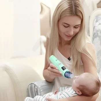 Nosies Aspirator Elektros baby 3-greitis Reguliuojamas Skaitmeniniu Ekranu Nosies Švaresnis Naujagimių infantil Saugos, Sanitarijos Nosies Cleaner