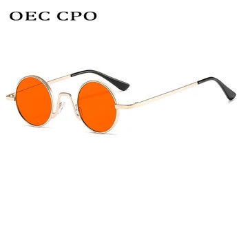 OEC CPO Metalo Pankų Turas Moterų Akiniai nuo saulės Klasikinis Vyrų Markės Dizaineris Vairavimo Saulės Akiniai Moterų UV400 Akiniai Oculos O608