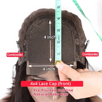 ONETIDE 28 30 32 colių kaulų tiesiai nėriniai priekiniai perukas ilgai Brazilijos nėriniai priekiniai Žmogaus Plaukų Perukai moterims, nėriniai priekinio uždarymo perukas