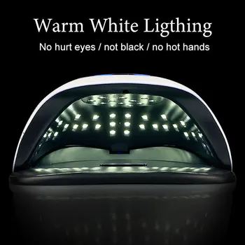 OOS 86W uv led lempos, Nagų Lempa Džiovinimo Nagai Manikiūro Lempa, Led saulės X5 Max UV LED lempa nagams džiovintuvas Manikiūro mašina