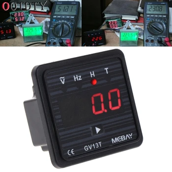 OOTDTY GV13T AC220V Dyzelinio Generatoriaus Digital Voltmeter Dažnio Valandą Test Panel Meter