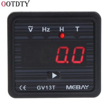 OOTDTY GV13T AC220V Dyzelinio Generatoriaus Digital Voltmeter Dažnio Valandą Test Panel Meter