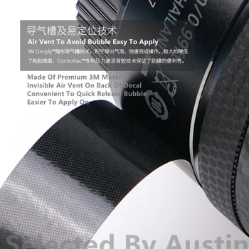 Objektyvo Odos Lipdukas Lipdukas Wrap Kino Canon EF 24-70 f4 Anti-scratch Raštas Padengti Atveju