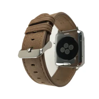 Odinis dirželis, Apple Watch band serijos 6 SE 5 4 3 originali swift Crazy horse veršiuko oda riešo juostos iWatch 40 44 38 42mm