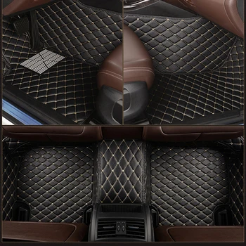 Odos Custom automobilių grindų kilimėlis peupeugeot 5008 206 307 308 2008 m. rcz 3008 4008 kilimų automobilių reikmenys