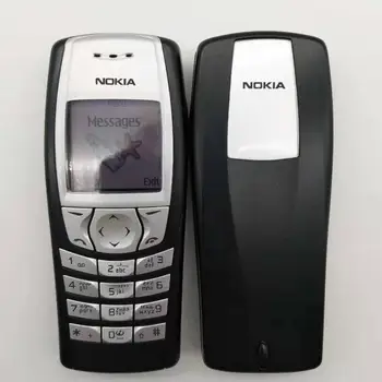 Original atrakinta Nokia 6610 Atrakinta GSM Baras Mobiliojo telefono Suppport anglų/rusų/arabų Klaviatūra