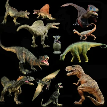 Originali Juros periodo dinozaurai Indominus rex Spinosaurus raptor Triceratopsas modelis kolekcionuojamų vaikams, kurie mokosi žaislai vaikams dovanų