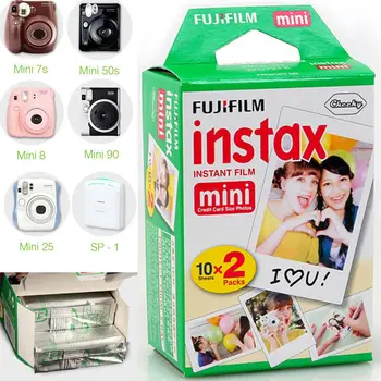 Originalus Fujifilm Foto Popierius Fuji Instax Mini 8 Kino Baltas Lapas mini9 7s 8 10 20 25 50 50i SP1 dw lomo momentinių