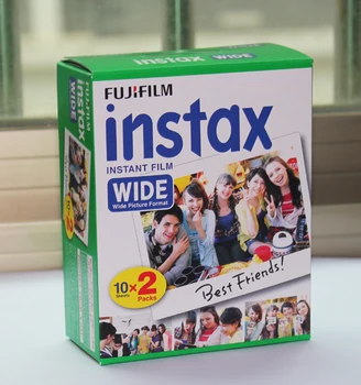 Originalus Fujifilm Instax Momentinių Platus Fuji Film 20 Balti Lapai Polaroid 300 200 210 100 500AF
