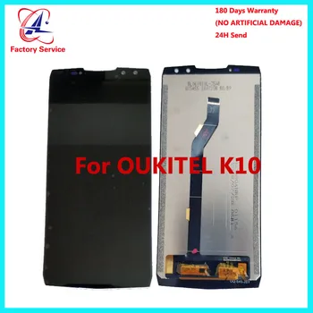 Originalus OUKITEL K10 LCD Ekranas+Touch Ekrano Skydelis Skaitmeninis atsarginės Dalys, Surinkimo 6.0 colių 2160x1080P