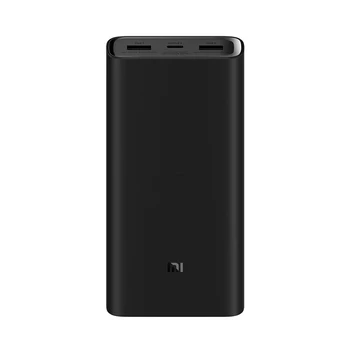 Originalus Xiaomi Mi Galia Banko 20000mAh Išorės Baterija Bankas Greita Įkrovimo Powerbank 2 USB Išėjimas Išmaniųjų Telefonų PLM07ZM