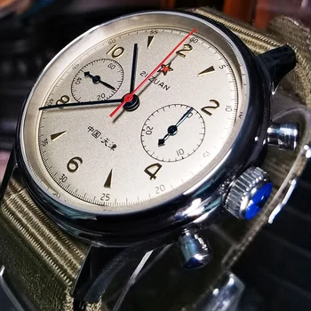 Orologio Uomo 38mm Chronograph Watch Vyrų 1963 M. Bandomąjį Žuvėdra Judėjimo St1901 Laikrodžiai Mens 2020 Mechaninė Karinės Safyras Žiūrėti