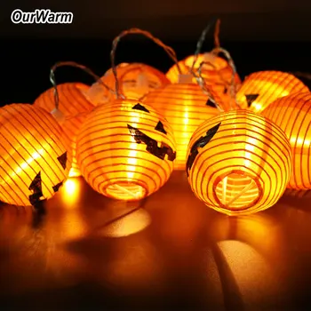 OurWarm 10 LED Moliūgų String Žibintai Halloween Party 