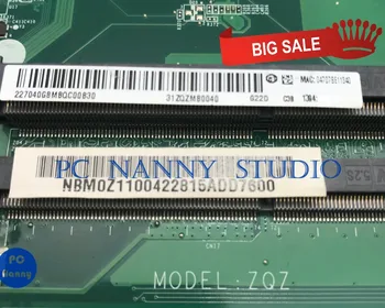 PCNANNY NBM0Z11004 Acer aspire E1-421 ZQZ Nešiojamas plokštė DA0ZQZMB6C0 DDR3 išbandyti