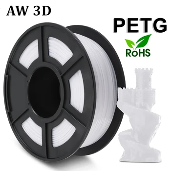 PETG 3D Spausdintuvo Kaitinimo 1.75 mm 1KG Translucence PETG Gijų Tolerancija+/-0.02 mm Plastikinių 3d Spausdinimo Medžiagos 