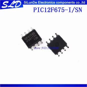 PIC12F675-I/SN SOP-8 PIC12F675 SVP 12F675-I/SN SMD 12F675 50pcs/lot Nemokamas Pristatymas
