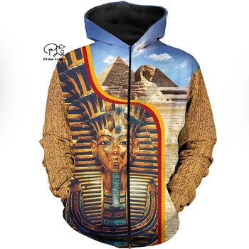PLstar Kosmosas 3DPrint Senovės Egipto Faraonas Dievas Anubis Vyras/Moteris Unisex Harajuku Streetwear Juokinga Hoodies/Palaidinukė/Striukė/-a5