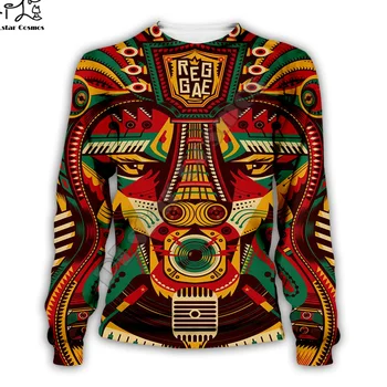 PLstar Kosmosas Reggae Atlikėjas HipHop Legenda Bob Marley Juokinga NewFashion Streetwear 3DPrint Užtrauktuką/Hoodies/Megztiniai/Striukė A-11