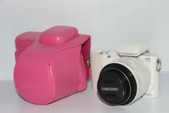 PU Odos Fotoaparato Krepšys Case Cover Dėklas Skirtas Samsung NX2000 NX1100 NX1000 Veidrodžio Sistema, vaizdo Kameros
