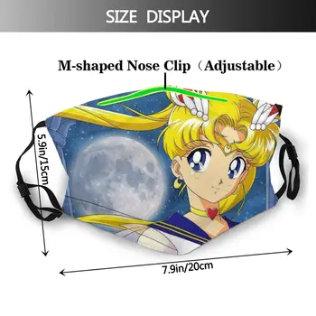 Pagrindinis Veikėjas Plaunama Burnos Masque Sailor Moon Usagi Tsukino Anime serijos Daugkartinio naudojimo Kaukė Su Filtrais