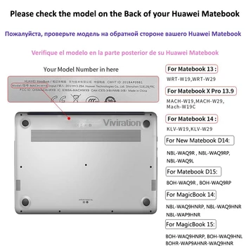 Pakeisti Padengti Atveju Už Garbę Magicbook 14 15 Huawei Matebook X Pro 2019/2020 D 14 D 15 BOH-WAQ9R/P Mate 13 14 pilnos Apsaugos