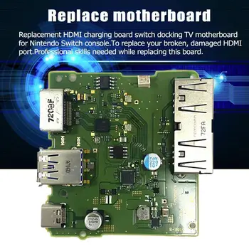 Pakeisti pagrindinę Plokštę Įkrovimo Valdybos Įkroviklis, HDMI Dokas Jungiklis Tinka Nintendo U5H0