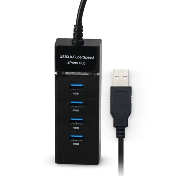 Papildomų 4 Prievadai USB 3.0 Hub Pratęsimo Baterija Didelės Spartos Adapteris Keitiklis PS4/SLIM/PRO/XBOXONE/VIENAS Slim Žaidimų Konsolę Konvertuoti