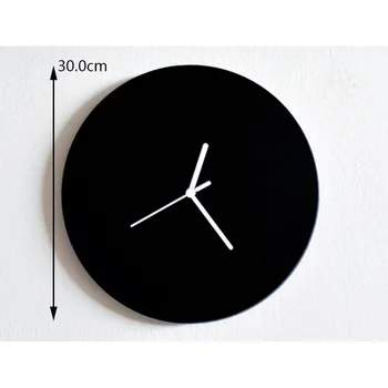 Paprastas Sieninis Laikrodis Europos Stiliaus Kambarį Sieniniai Laikrodžiai Mados Kūrybos Miegamasis Silent Kvarciniai Laikrodžiai