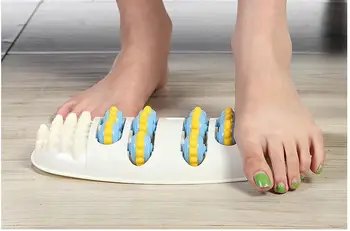 Pedikiūro aparatas pėdų eilutė roller massager acupoints koja koja massager apvalios plokštelės foot massager