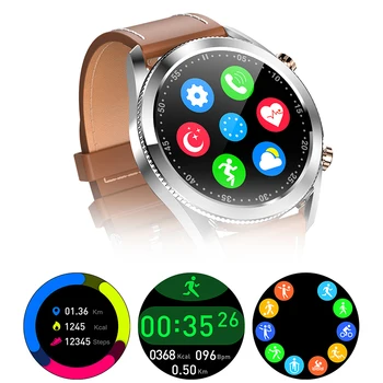 Pilnas Touch Veiklos Smart Watch Vyrų Vandeniui Fitneso Žiūrėti Širdies ritmo Monitorius Miego Stebėjimo Smartwatch 