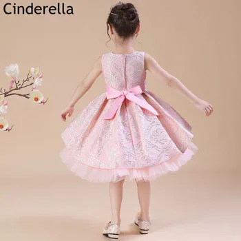 Pink Gėlių Mergaičių Suknelės Rankų Minkšto Tiulio Nėrinių Vestuvės Mergaičių Suknelės 2021 Princesė Gėlių Mergaitės Suknelė