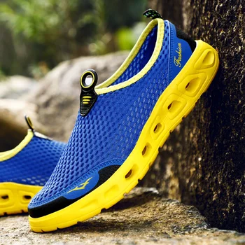 Plius Dydis Vasaros Mėgėjams Mens batai atsitiktinis Akių Pelkių Batai vientisos spalvos Ultralight sportbačiai Moteris Vaikščiojimo Batai, Tuščiaviduriai Vyrų Butai