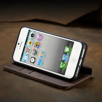 Prabanga Flip Case For iPhone 5 5s SE Odos Piniginės 