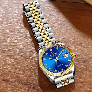 Prabanga Top Brand CHENXI Automatinis Mechaninis laikrodis Vyrams, Moterų Mylėtojas Laikrodžiai Naktį Šviesos Žymiklį Vandeniui Nerūdijančio Plieno