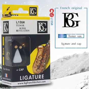 Prancūzija originalių BG ligatura Bb sopranas, tenoras Eb alto baritonas saksofonas ir klarnetas kandiklį Naudoti L12SR L13SR L14SR L15SR L4SR