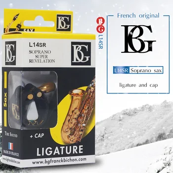 Prancūzija originalių BG ligatura Bb sopranas, tenoras Eb alto baritonas saksofonas ir klarnetas kandiklį Naudoti L12SR L13SR L14SR L15SR L4SR