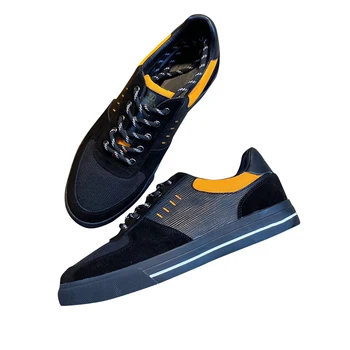 Prancūzijos v vl 2021 naujas žiemos sporto batai originalus Dvigubas laišką aparatūros logotipas viršuje odos vyriški batai，su būda dulkių įrodymas krepšys